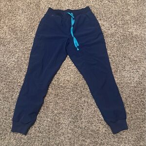 Figs Blue Joggers with Tapered Leg Design